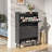 20 Pair Shoe Storage Cabinet With 2 Drawers and Adjustable Shelves-539896805