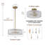 Luminaire suspendu tambour 3 lumières à intensité variable-1255483696