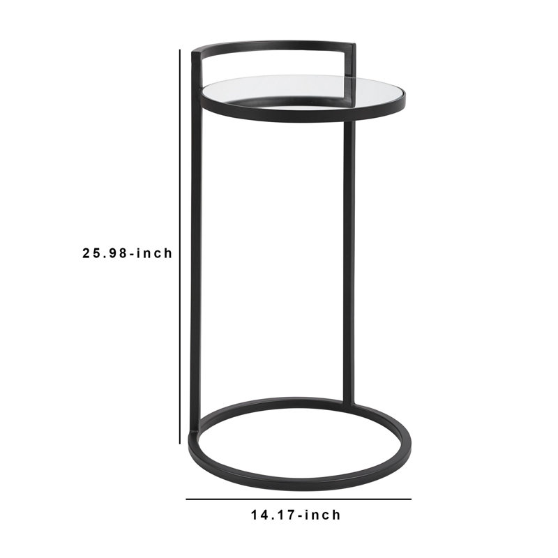 Adreille Glass End Table
