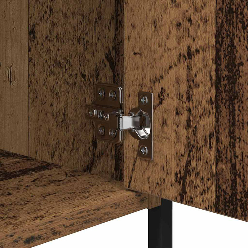 40cm W Manufactured Wood Bedside Table, Old Wood