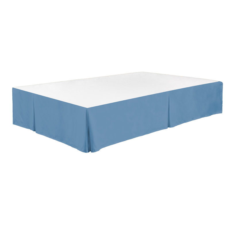 Jupe de lit Bedskirt 5, Simple, Bleu allure