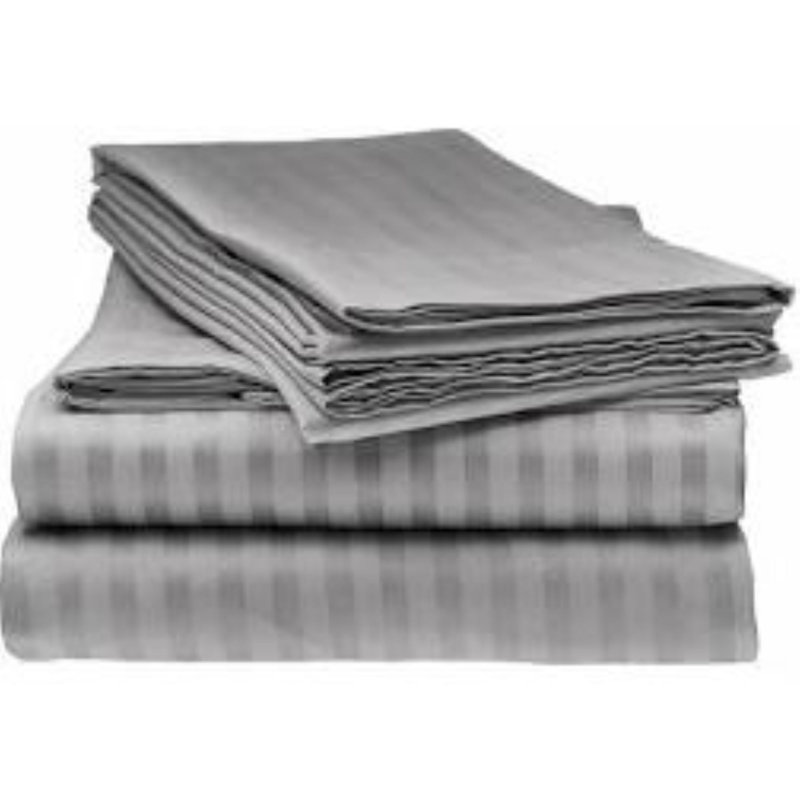 Ensemble de draps 100% coton 400 Tc, Grand, Blanc