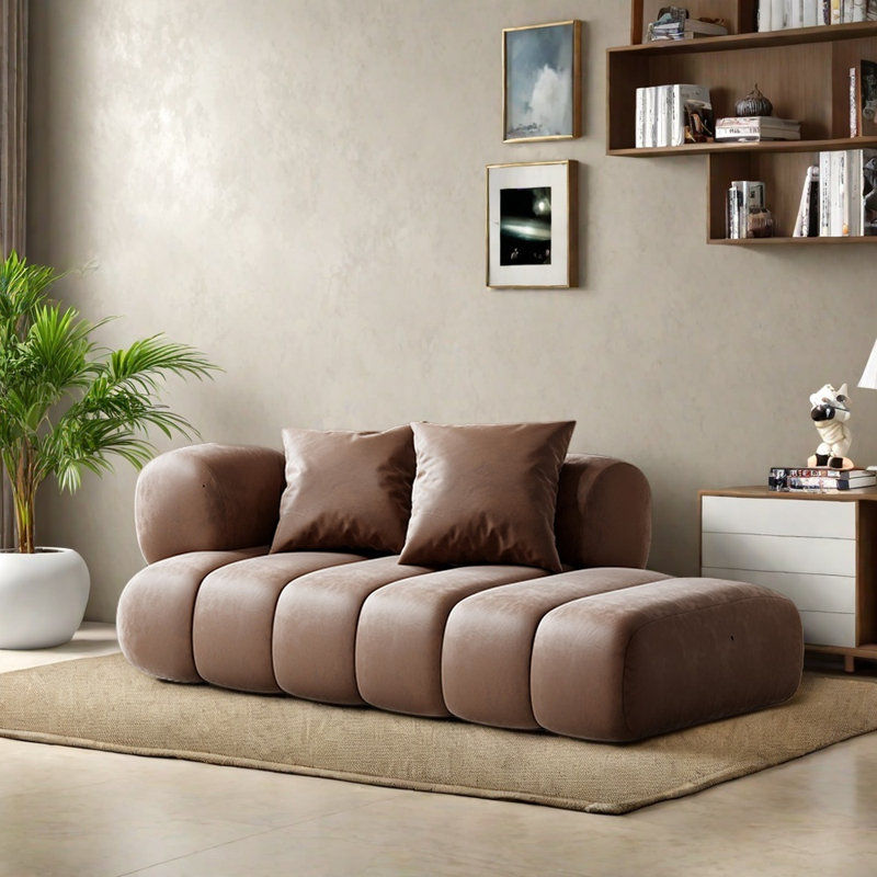 Chaise Creative en bois massif, Brun, Orienté à gauche (vu de face)