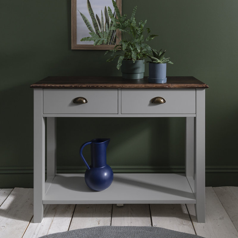 Lark Manor Kohen 97Cm Solid Wood Console Table | Wayfair.co.uk