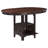 Luxury Build - Geikeline 5-Piece Oval Counter Height Dining Set Light Chestnut