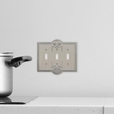 Meadows 3-Gang Toggle Light Switch Wall Plate