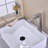 Single Handle Stainless Steel Bathroom Sink Faucet
