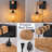 Hand-Woven Bamboo Plug-In Wall Sconce With Dimmable Switch, E26 Base, For Bedroom, Living Room, And Farmhouse Decor