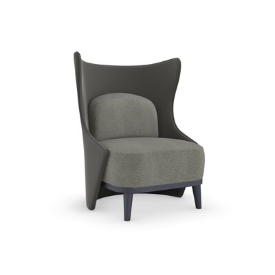 Forma 36.75"" W Polyester Wingback Chair -  Caracole Modern, M130-421-033-A
