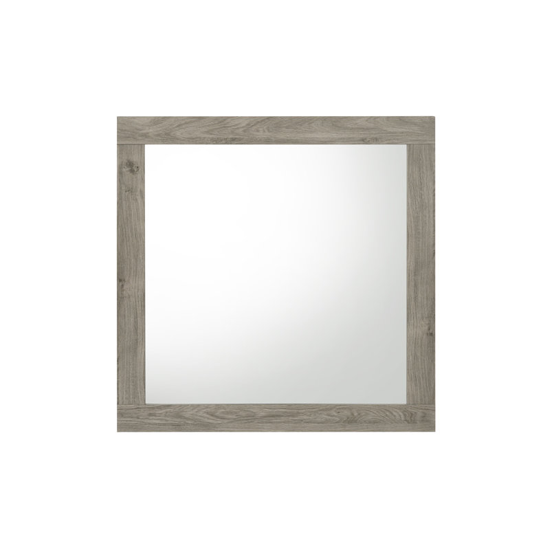Mari Light Gray Finish Mirror