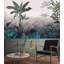 Papier peint tropical, art mural jungle exotique-122083153-94401172