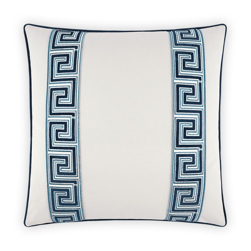 Fontanelle Velvet Pillow Cover & Insert, Square 24", Blue