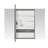 Royale Medicine Cabinet with Electrical Outlets, Defogger, Adjustable LED 3X Magnifying Mirror.-92383602