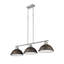 Luminaire suspendu linéaire 3 lumières Laramy-107150109-107150122
