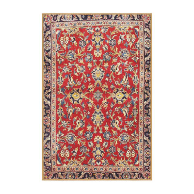 Tapis traditionnel rouge / noir Glenavy