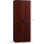Garde-manger à 5 tablettes et 5 tablettes, armoire 2 portes 63 po avec 2 tablettes réglables, garde-manger 63 po, portes, finition