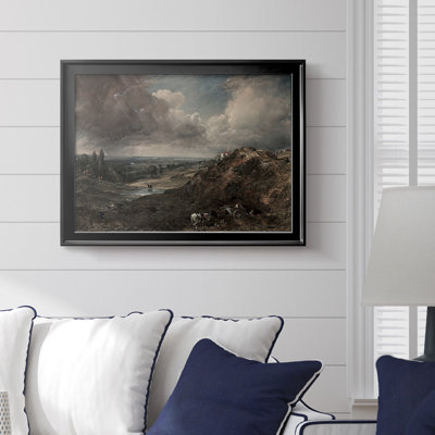 Branch Branch Pond, Hampstead Heath-John Constable - Toile tendue avec châssis, c. 1824 - 1828