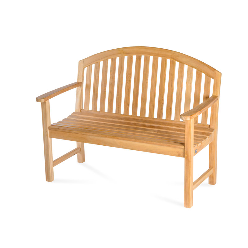 Dodger Outdoor Teak Bench, 40" H x 49" W x 27" D