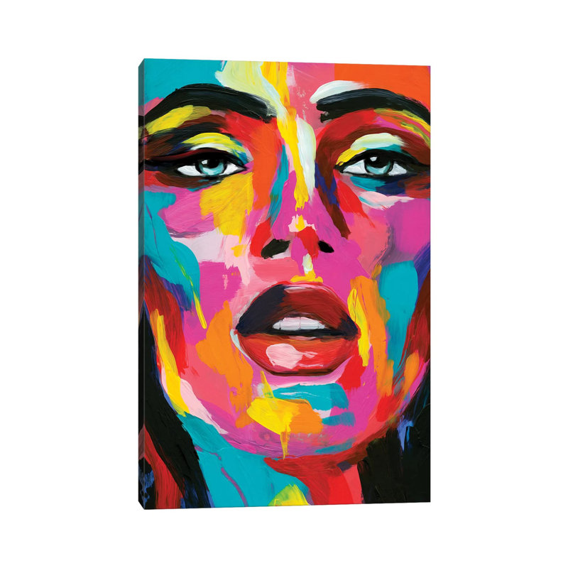 Prismatic Pout II by Annie Warren - Wrapped Canvas Gallery-Wrapped Canvas Giclée, 66.04 cm H x 45.72 cm W x 1.91 cm D