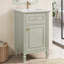Meuble-lavabo vert 20 po avec lavabo