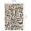 Tapis d'intérieur noir blanc Hopwood-779897240