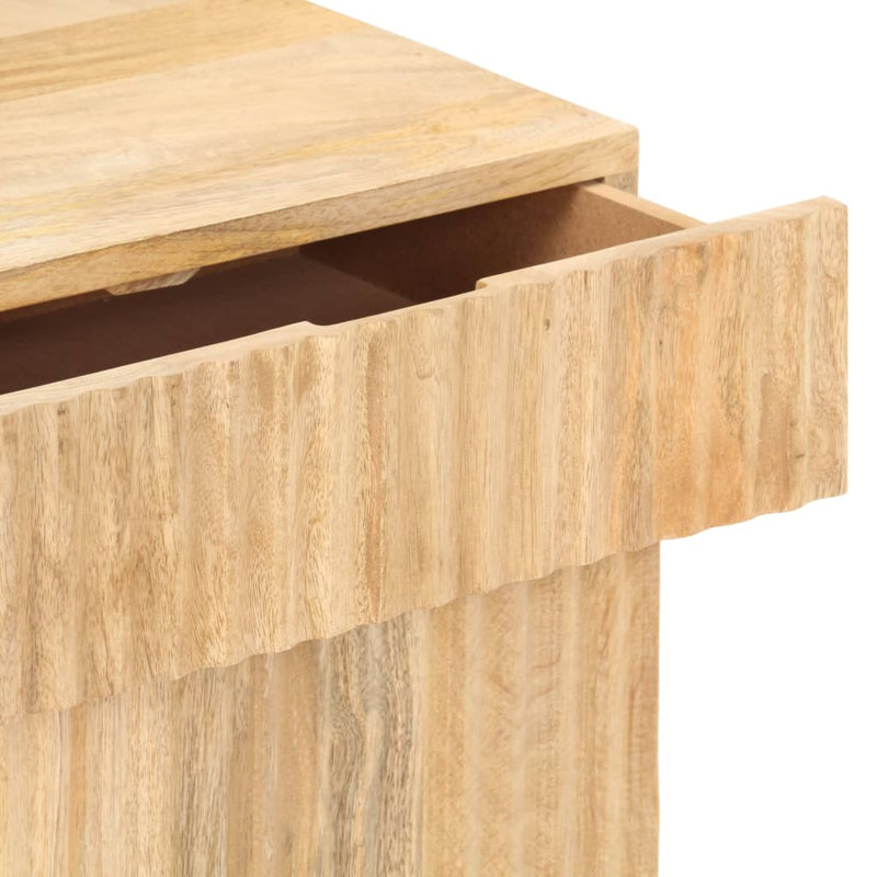 Congdon 40cm W Solid + Manufactured Wood Bedside Table