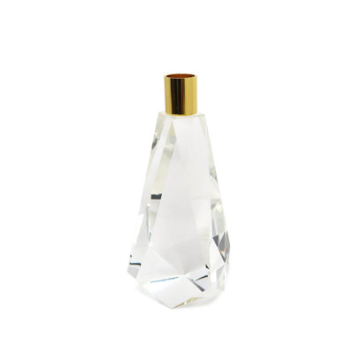 Bougeoir de table en cristal 7,5 po H