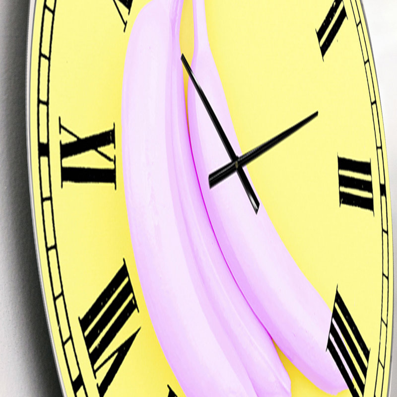 Grande horloge murale rose, Petit