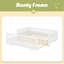 Lit plateforme avec garde-corps, cadre de lit en bois massif, peut être converti en lit plateforme,-767456351-767456344