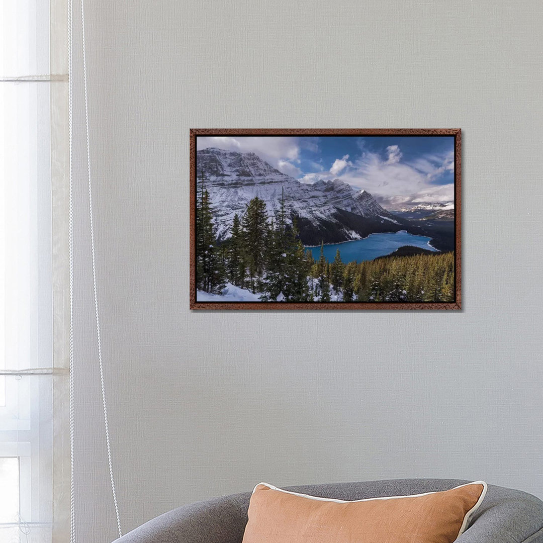 Beautiful Peyto von Sergio Lanza - Galerie-verpackte Leinwand Giclée auf Leinwand