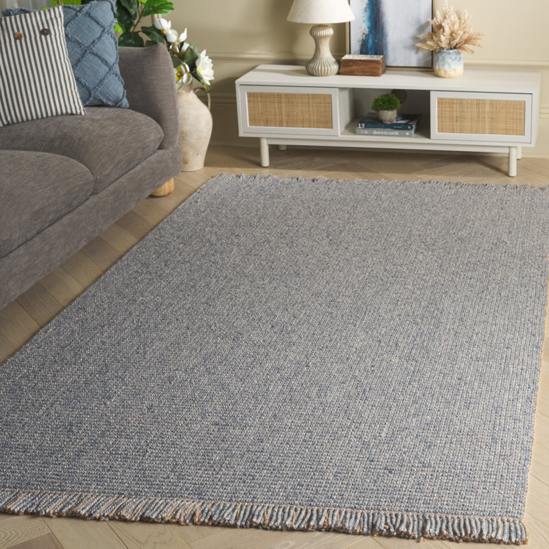 Natural Fiber 842 Area Rug In Navy, Rectangle 5' x 8'