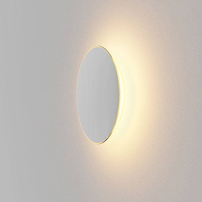 Ramen 1 - Light LED Corner Wall Light, Matte White, 12" H x 12" W x 2.6" D