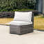 Ensemble de conversation modulaire en rotin pour 12 personnes avec coussins Arrika