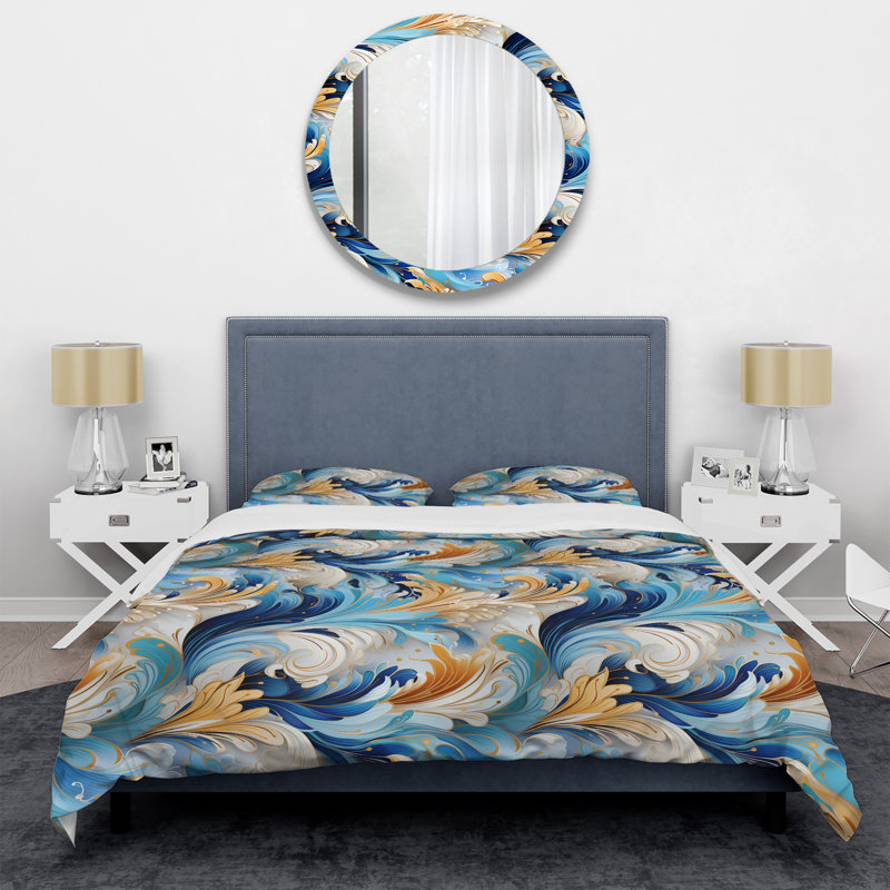 Literie Tribal Fusion Marble, Housse de couette simple + 1 taie décorative stan