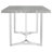 Savona Grey Faux Marble Rectangular Dining Table