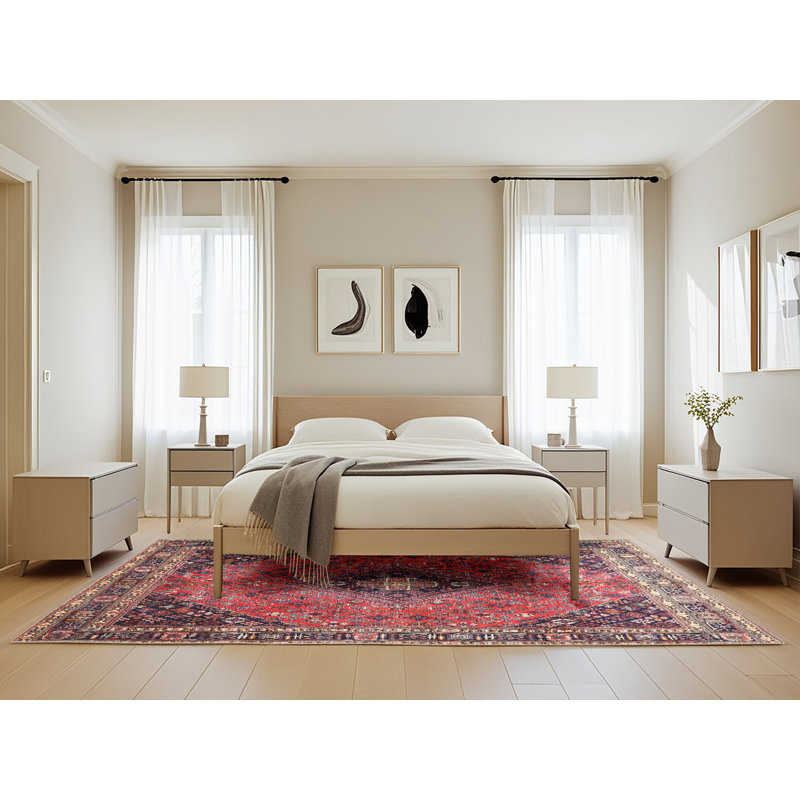 Oriental Indoor Rug, Rectangle 5' x 8'
