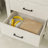 5-Drawer Tall Dresser With Wood Grain Texture-673363303