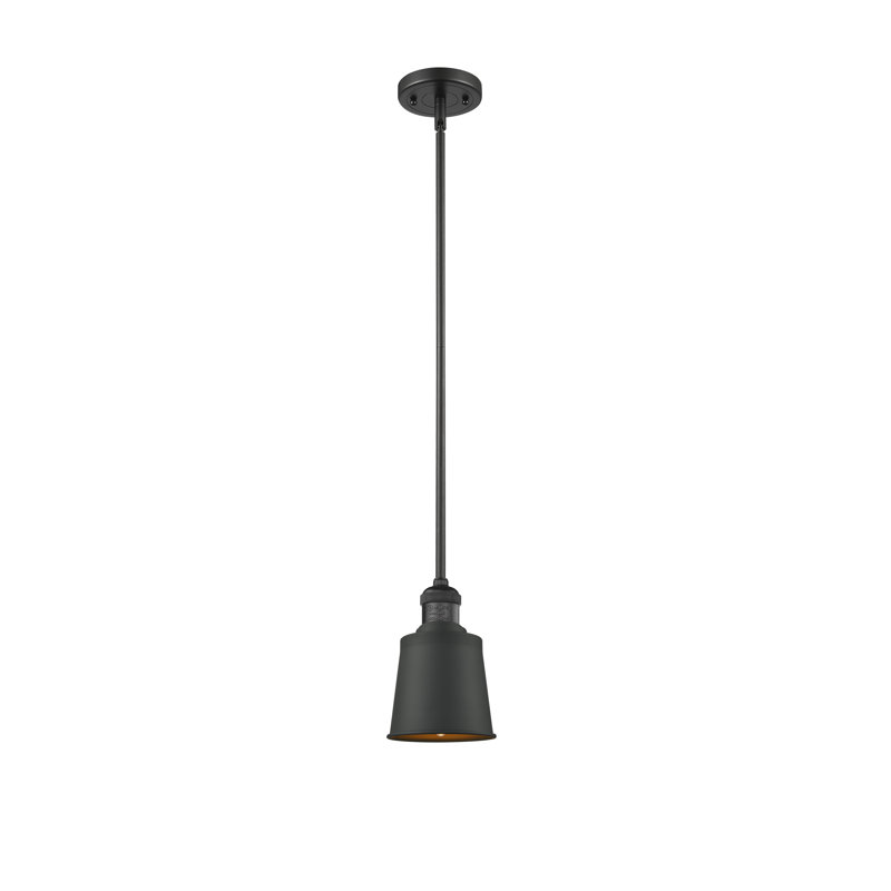 Luminaire suspendu 1 cloche pour une cloche Shept Mallet, Noir mat, DEL