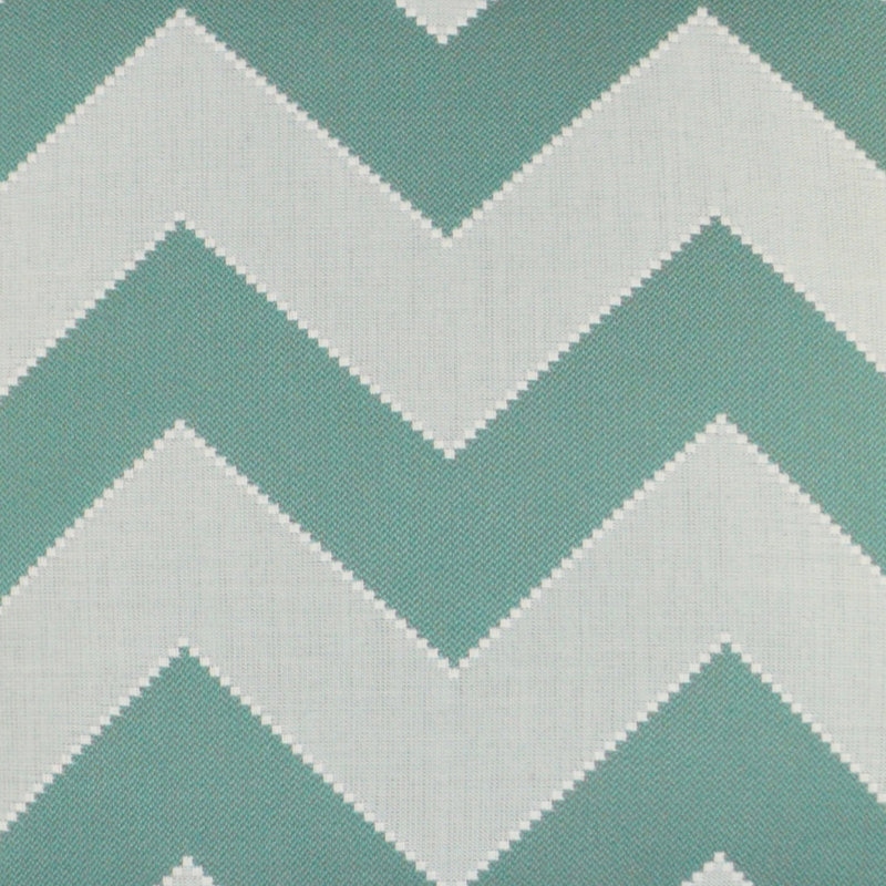 Gable Chevron Outdoor Reversible Throw Pillow, Bermuda