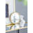 D11" Gold Round Mirror