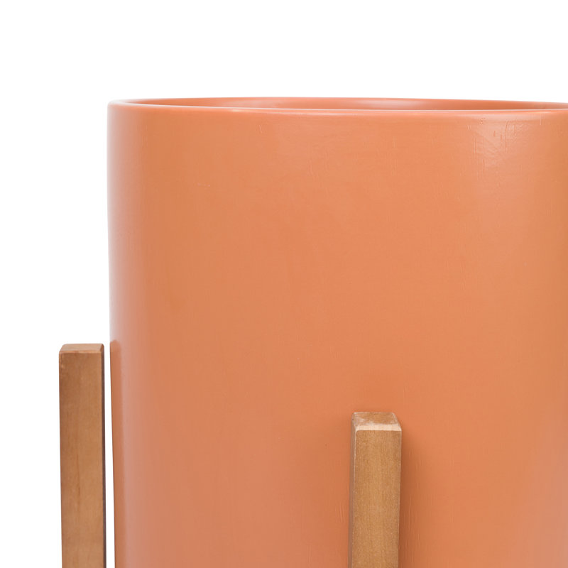 Pot à fleur d'intérieur en céramique Surles, Terre cuite, H 21 po x l 16 po x P 16 po