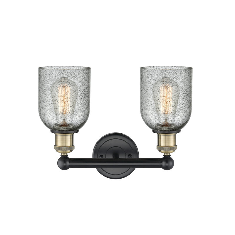 Reiko 2 - Light Dimmable Vanity Light, Charcoal, Black Antique Brass