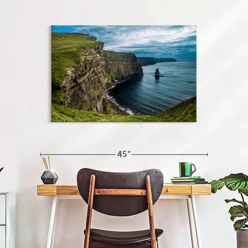 Ravi Cliff of Moher Viewpoint, H 26 po x l 39 po