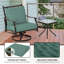 Ensemble de chaises pivotantes d'extérieur Charlton Home®-117769080