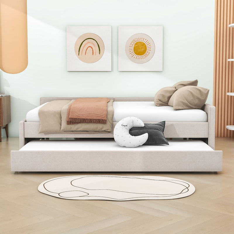 Lit plateforme tapissier Alfkil, Grand