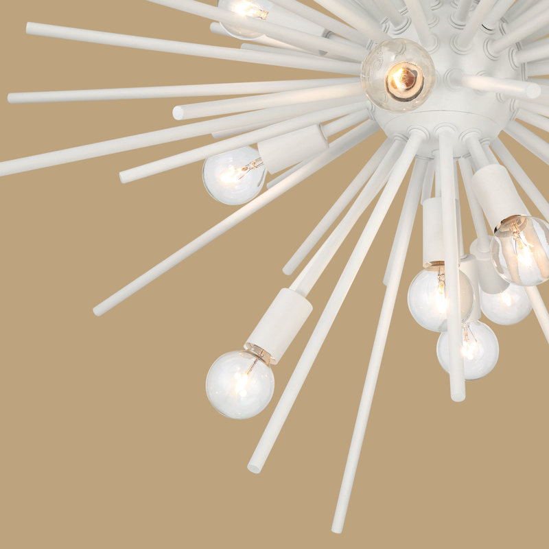 Brayden Studio® Farisha - 15 Light Pendant In Sand, White