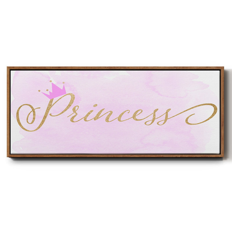 Princesse, toile encadrée, H 8 po x l 20 po