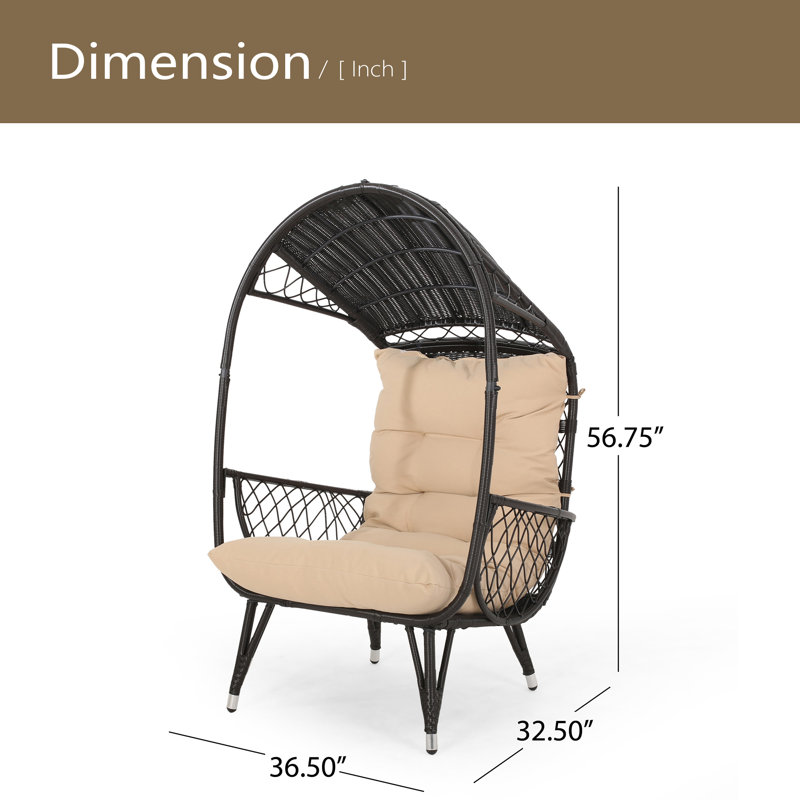 STANDING BASKET, Brown/Gray