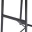 Ensemble de 3 tabourets de bar 27 po H 27 po avec repose-pieds moderne