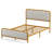 Dunkin Upholstered Metal Platform Bed-2144069452